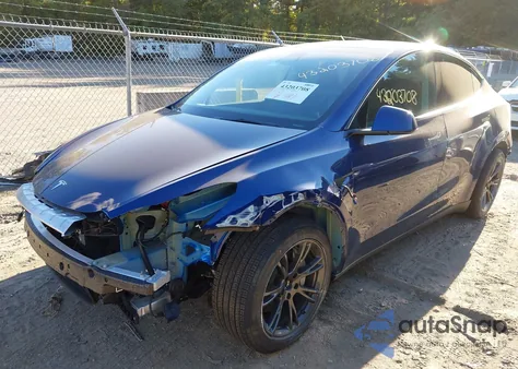 2024 Tesla Model Y Long Range Dual Motor All-Wheel Drive/Rwd from USA, damaged, VIN 7SAYGDED6RF133719